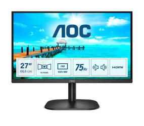 AOC B2 27B2AM 27" Full HD Monitor - 75Hz - Built in Speakers