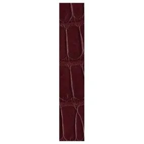 Ballon Bleu 36mm & 37mm Burgundy Red Alligator Strap