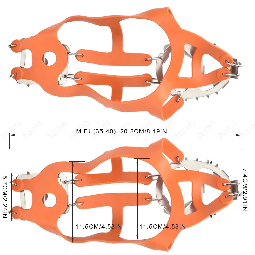 Boot Spikes/ hiking boot spikes/ tree climbing boot spikes/ice cleats for shoes/ice cleats/ice grips for shoes/snow cleats/ice spikes for shoes