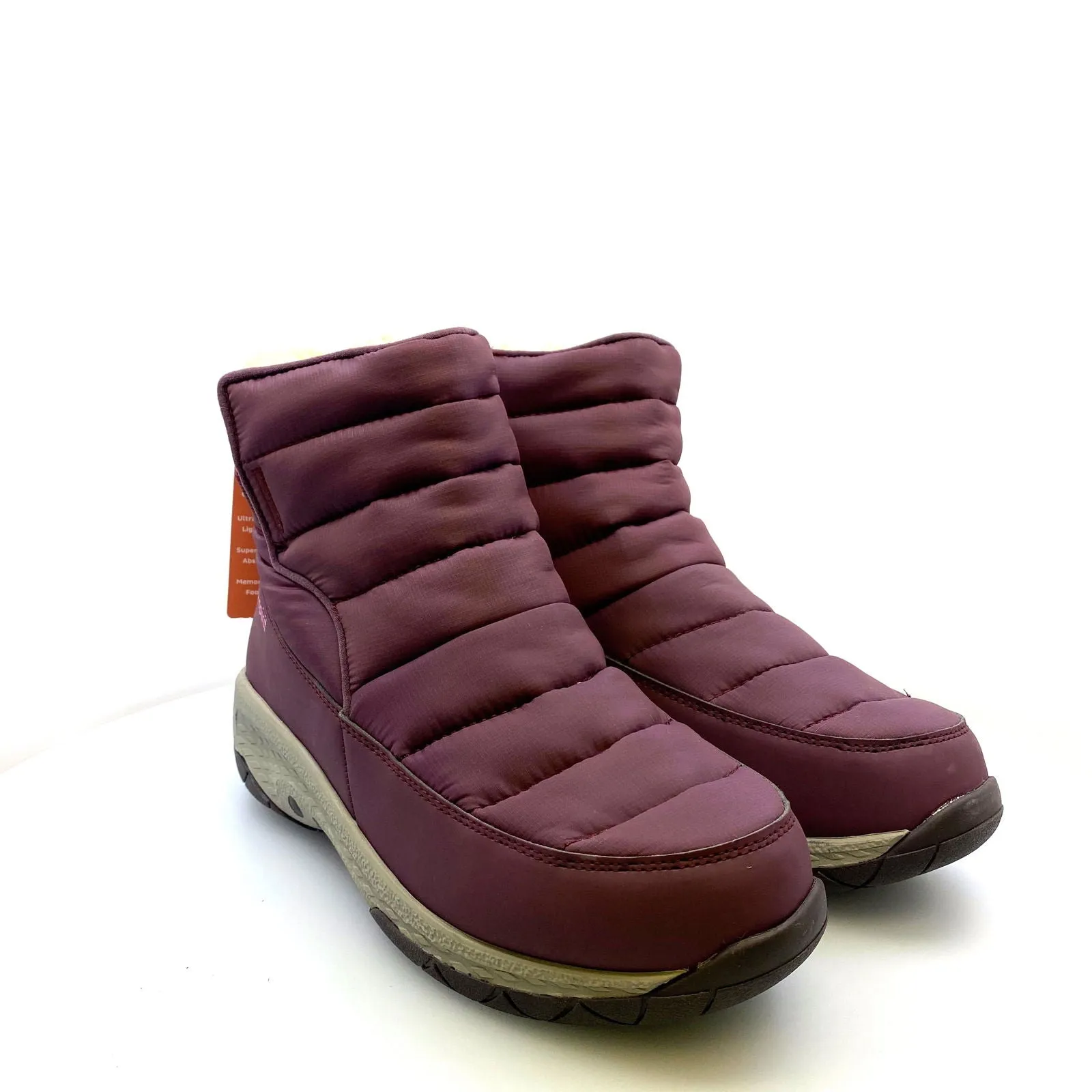 Easy Spirit Womens Size 9W Wine Purple Jorneon Cold Weather Booties