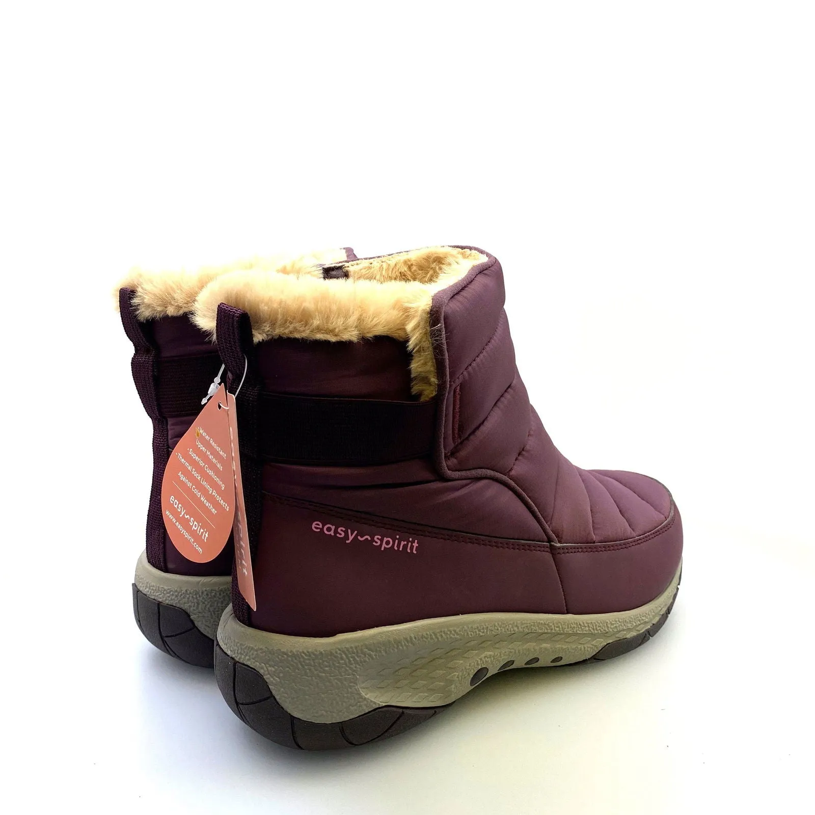 Easy Spirit Womens Size 9W Wine Purple Jorneon Cold Weather Booties