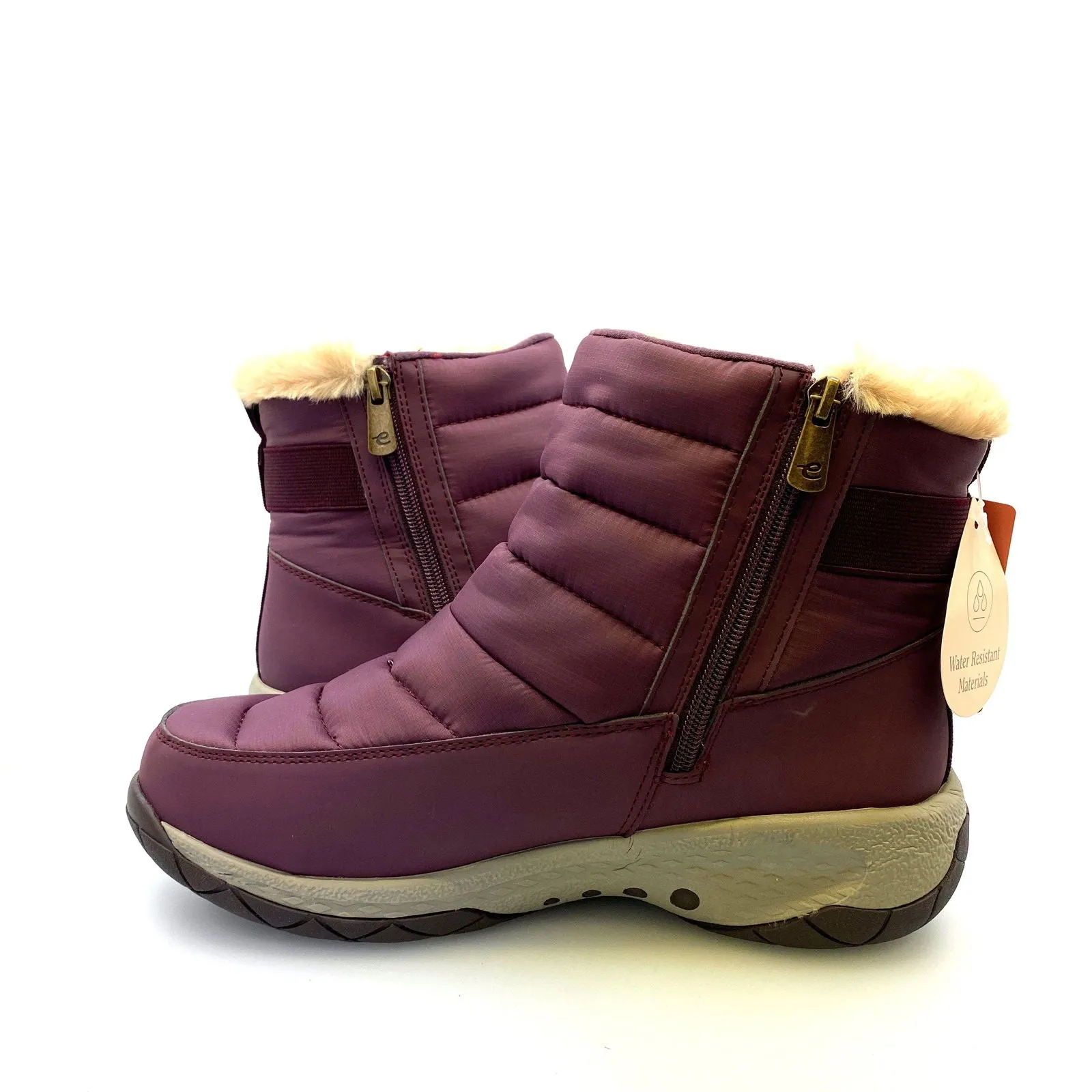 Easy Spirit Womens Size 9W Wine Purple Jorneon Cold Weather Booties