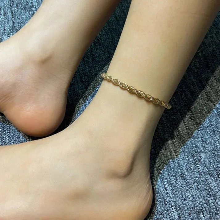 Teresa Layered Chain Anklet Sets